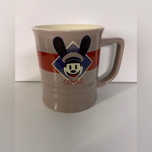DISNEY 12 oz COFFEE MUG CUP OSWALD & ORTENSIA SUPER SERVICE STATION CA ADVENTURE